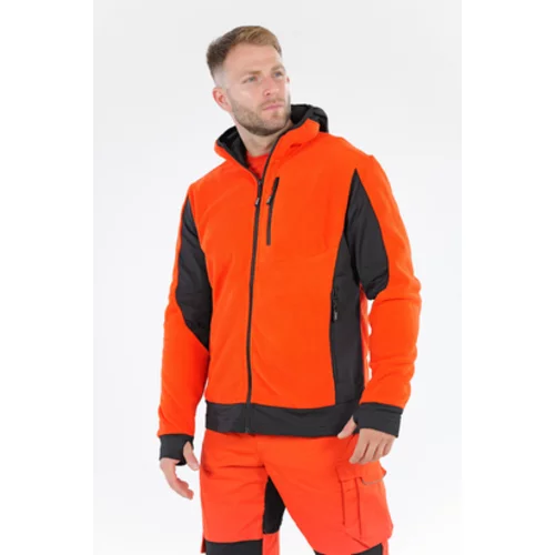 FLEECE S KAPUCNOU JELENKA, ČERVENÁ, VEĽ. XL /YATO/ - obr. 1