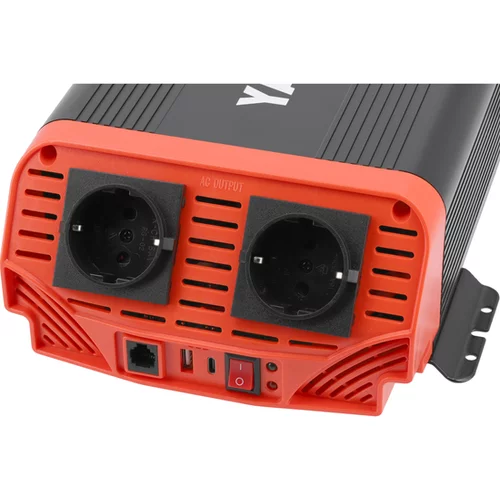 MENIČ NAPÄTIA 12/230V 1000W PURE SINUS /YATO/ - obr. 2