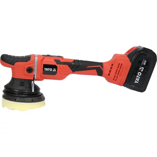 18V ORBITÁLNA LEŠTIČKA 125MM S 4,0AH BATÉRIOU A NABÍJAČKOU (SET) /YATO/ - obr. 1