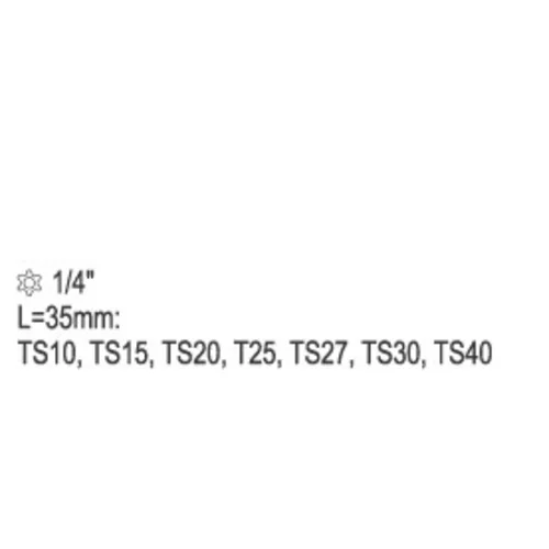 YATO Sada bitov 1/4