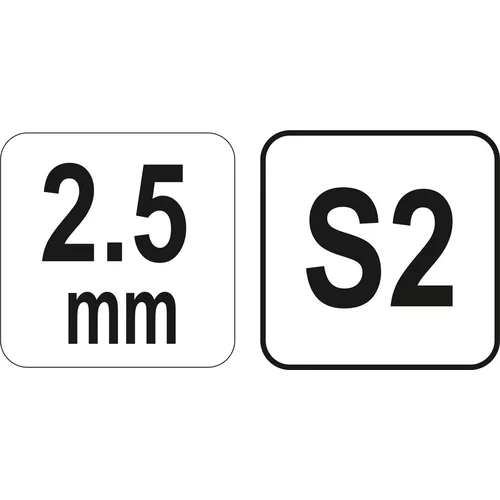 YATO Imbusový Kľúč s T- rukoväťou 2,5mm (YATO náradie) - obr. 3