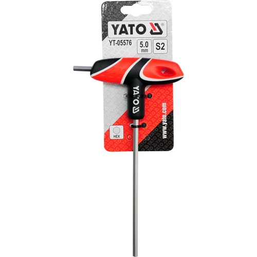 YATO Imbusový Kľúč s T- rukoväťou 5,0mm (YATO náradie) - obr. 1