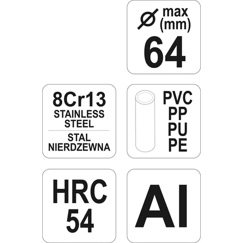 YATO Rezač trubiek 64 mm PVC (YATO náradie) - obr. 4