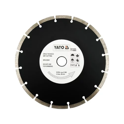 YATO Diamantový kotúč 230 x 22,2 x 2,7 mm
