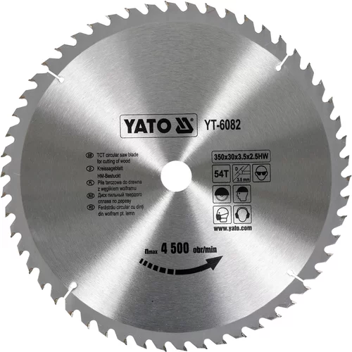 YATO Kotúč na drevo 350 x 30 mm 54z