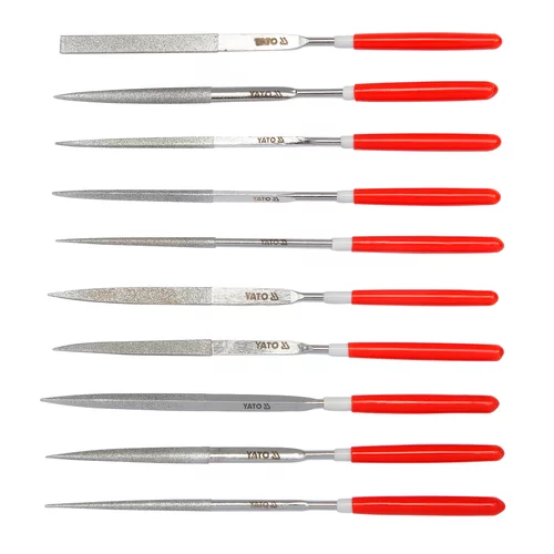 YATO Sada pilníkov ihlových diamantových 3 x 140 mm 10 ks 50 mm