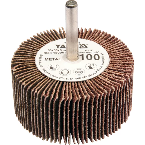 YATO Lamelový brúsny kotúč P80 60x30x6mm