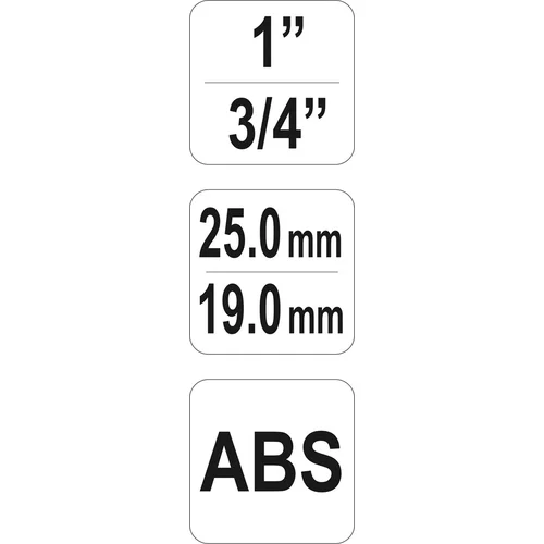 YATO Rozdeľovač typ Y s 2 uzatváracími ventilmi 1/2