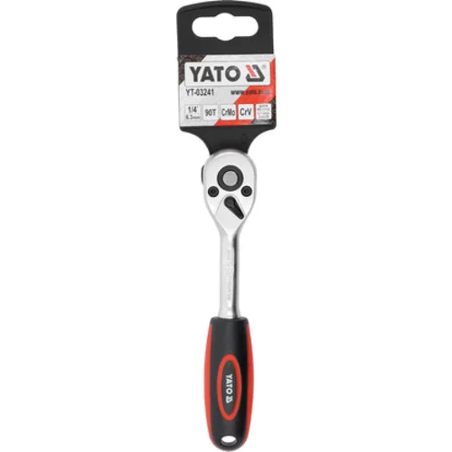 RÁČNA ROVNÁ S PLOCHOU RÚČKOU 1/4'' 90T /YATO/ - obr. 3