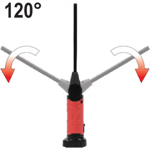 COB LED DIELENSKÁ LAMPA 5W + 3W /YATO/ - obr. 11
