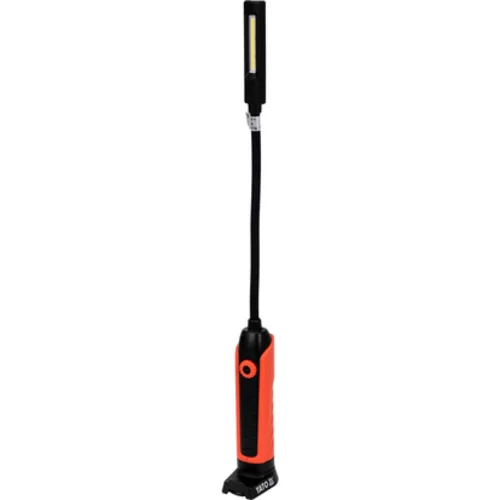 COB DIELENSKÁ LAMPA 500LM FLEXIBILNÉ RAMENO, NASTAVENIE SVETLA, IP54, IK07, PA6+TPR