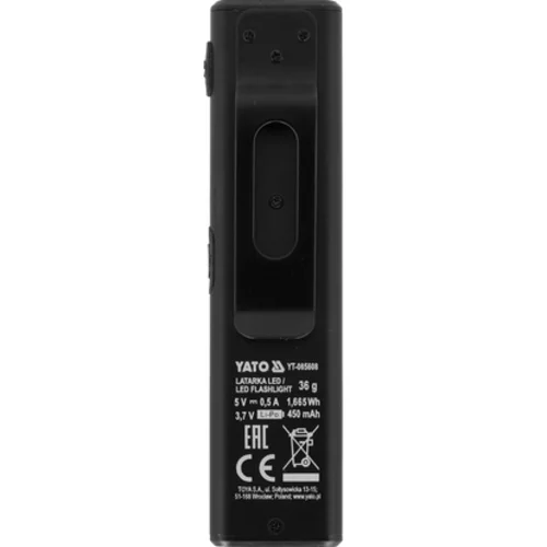 MINI SLIM PRACOVNÁ LAMPA 500LM /YATO/ - obr. 1