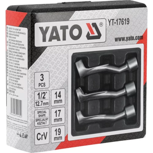 SADA KĽÚČOV NA INJEKTORY 1/2'' 3KS /YATO/ - obr. 3