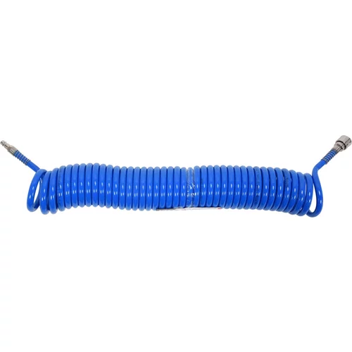 ŠPIRÁLOVÁ HADICA 8MM X 12MM X 10M PU S RÝCHLOKONEKTORMI