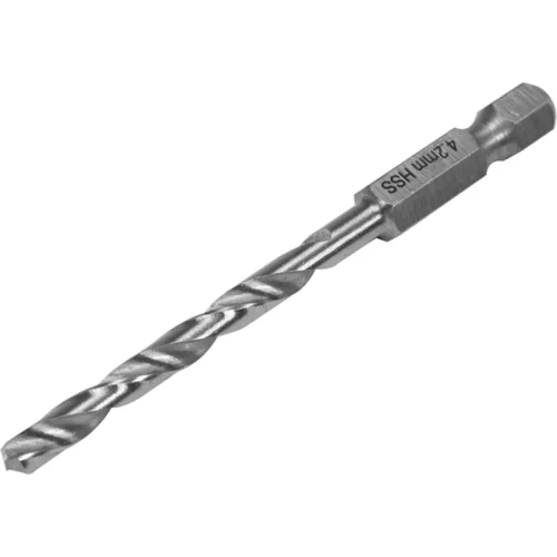 HSS 6542 4,2MM ŠESTUHRÁTOVÝ VŔTAČ DO KOVU VŔTAČKA /YATO/ - obr. 1