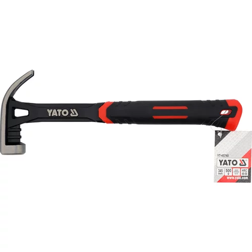 Monolitické tesárske kladivo 500G YT-45740 /YATO/ - obr. 3