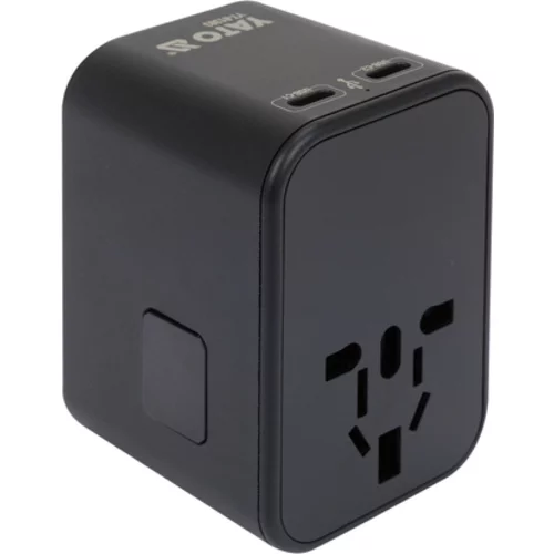 CESTOVNÝ ADAPTÉR PRE VYŠE 150 KRAJÍN USB-C PD 65W /YATO/ - obr. 13