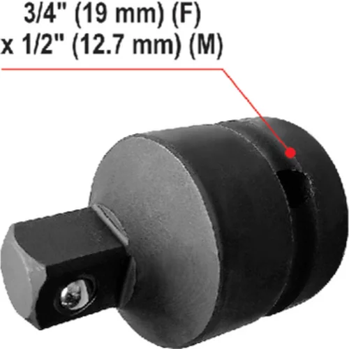 18V RÁZOVÝ KLÚČ 3/4'' 2000NM (TELO; BMC; ADAPTÉR 1/2'') /YATO/ - obr. 10