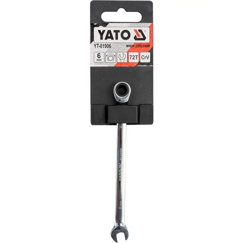Očkoplochý kľúč račňový 6 mm /YATO/ - obr. 1