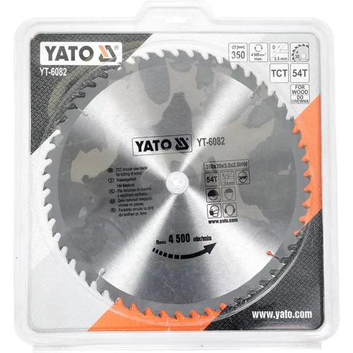 YATO Kotúč na drevo 350 x 30 mm 54z (YATO náradie) - obr. 1