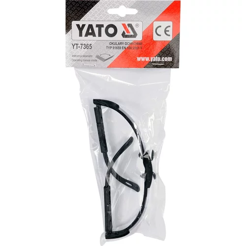 Okuliare ochranné číre typ 91659 /YATO/ - obr. 1