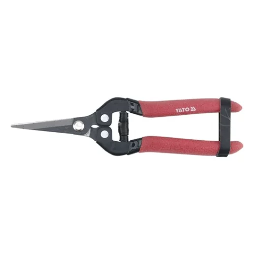 YATO Nožnice záhradné priame 190 mm šikmý strih