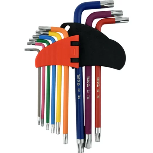SÚPRAVA KĽÚČOV TORX PROOF TORX T10-T50 9KS. /YATO/ - obr. 1