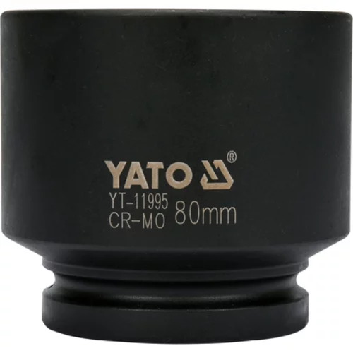 NÁRAZOVÁ ZÁSUVKA 1'' 12 UHOL 80MM PRE NÁBOJE /YATO/ - obr. 1