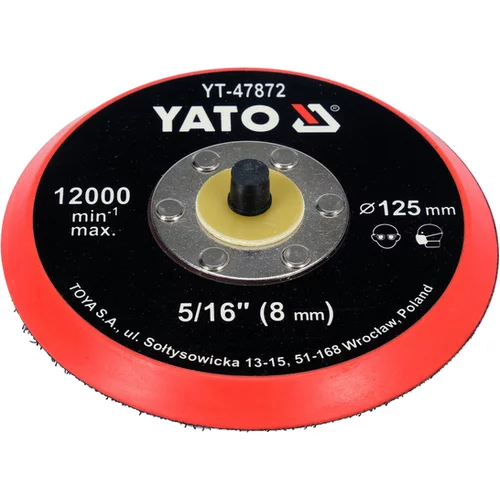 LEŠTIACA PLACHTA 125MM SO VELKÝM ZAHROM, 5/16