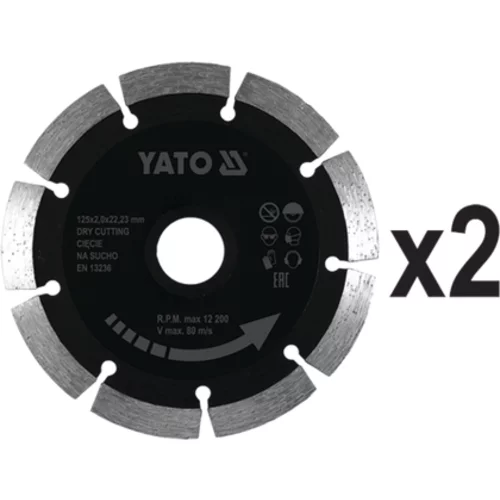 1700W NÁSTENNÁ DRÁŽKA 125MM /YATO/ - obr. 3