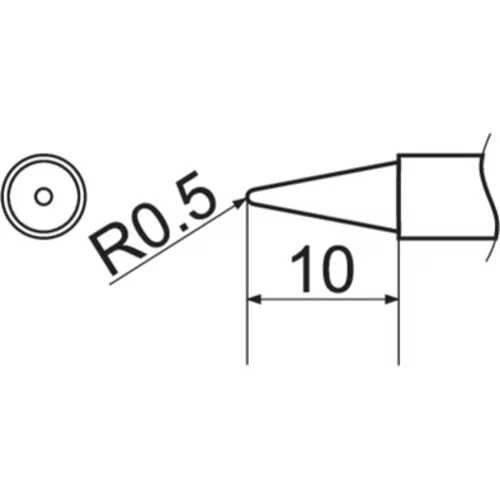 SPÁJKOVACÍ HROT SO VSTAVANÝM OHRIEVAČOM TYP T12-B2 /YATO/ - obr. 4