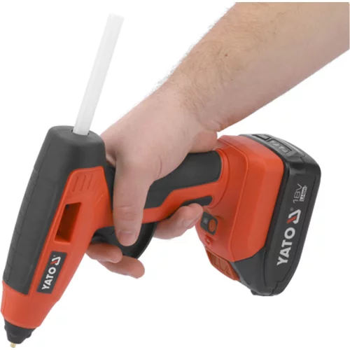 Akumulátorová lepiaca pištoľ 18 V, 11 mm, 25 g/min – akumulátor 2 Ah /YATO/ - obr. 8