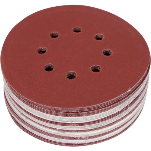 BRÚSNY KOTÚČ NA VELCRO, 8 DIER, P240 150 MM / 50 KS.