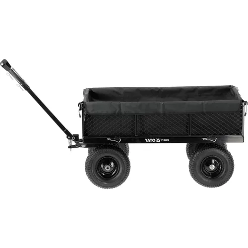 XL ZÁHRADNÝ VOZÍK 450KG S KRYTOM /YATO/ - obr. 2