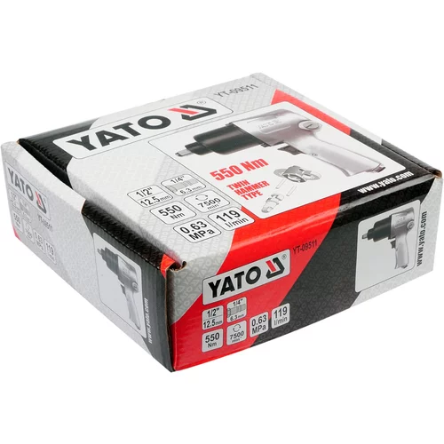 YATO Pneumatický uťahovák 1/2