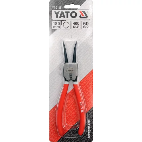 Segerové kliešte 180 mm vonkajšie /YATO/ - obr. 1