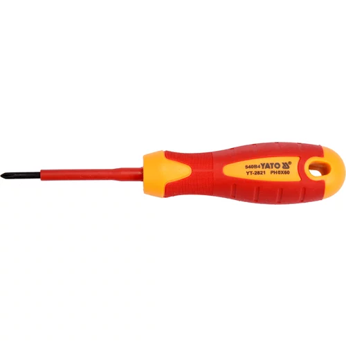 YATO Krížový skrutkovač PH0 x 60 mm izolovaný 1kV
