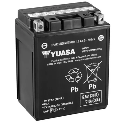 Štartovacia batéria YUASA YTX14AHL-BS