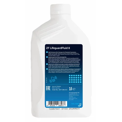 Olej do automatickej prevodovky LifeGuard Fluid 8 1L | S671.090.312 /ZF/ - obr. 2