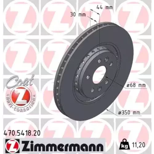 Brzdový kotúč ZIMMERMANN 470.5418.20