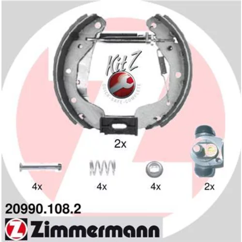 Sada brzdových čeľustí ZIMMERMANN 20990.108.2