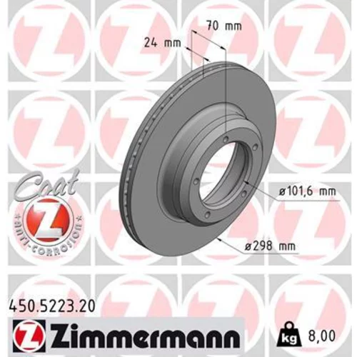 Brzdový kotúč ZIMMERMANN 450.5223.20
