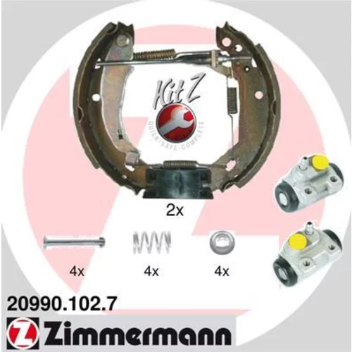 Sada brzdových čeľustí ZIMMERMANN 20990.102.7