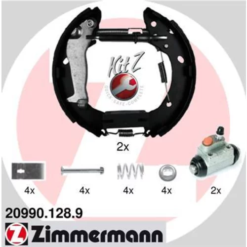 Sada brzdových čeľustí ZIMMERMANN 20990.128.8