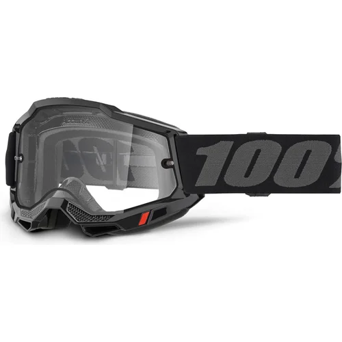 Okuliare ENDURO 100% 50015-00006 ACCURI 2 %- USA, číre plexisklo