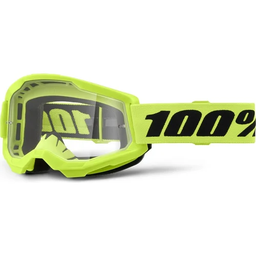 Strata 2 NEW 100% 50027-00016 okuliare % neon žlté, číre plexisklo