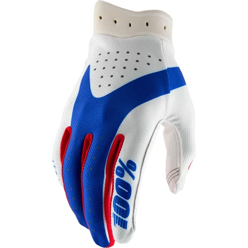 Rukavice ITRACK 100% %, USA, (červená/biela/modrá, veľkosť S)