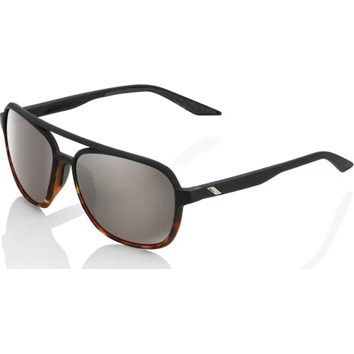 Slnečné okuliare KASIA Soft Tact Black/Havana 100% 60017-00004 %, (HIPER strieborné sklo)