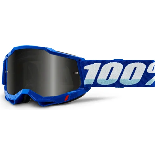 % pieskové okuliare modré 100% 50020-00002 ACCURI 2, dymové plexisklo