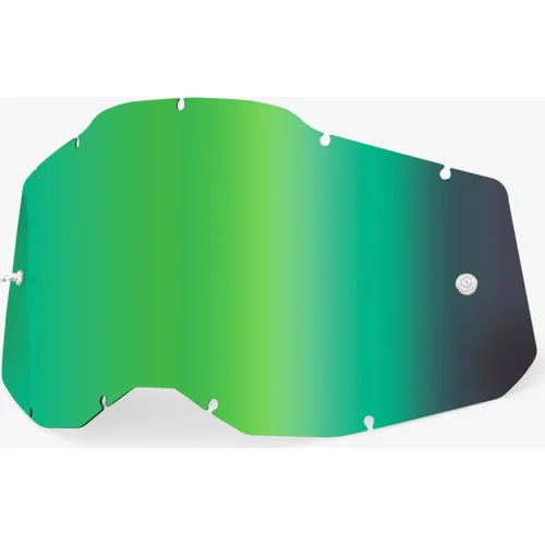 Plexi Racecraft 2/Accuri 2/Strata 2 100% 59078-00003 %, USA, (zelené chróm, Anti-fog)